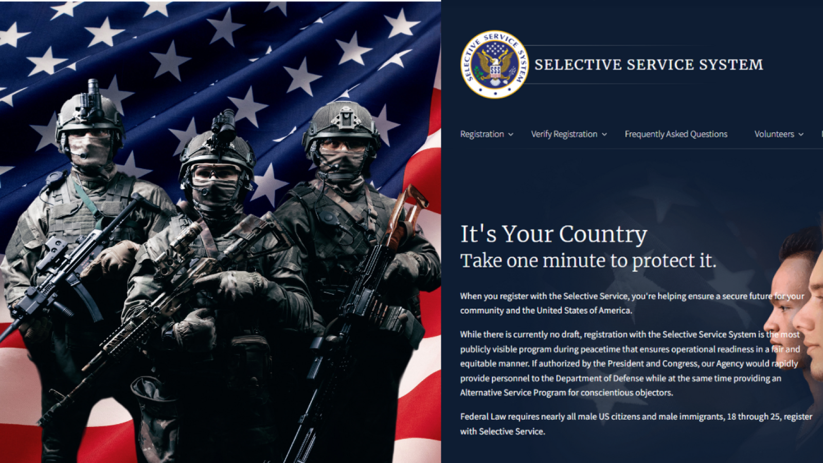 Les jeunes Américains bientôt inscrits d’office pour la conscription